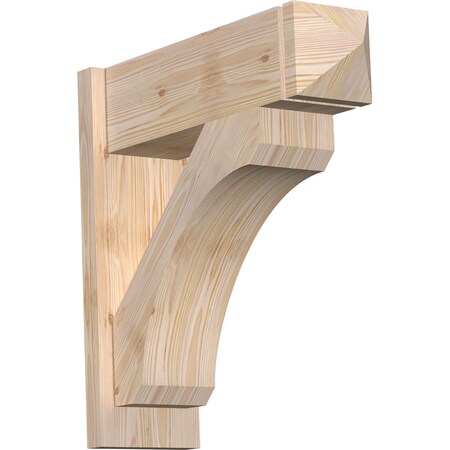 Ekena Millwork Legacy Arts & Crafts Smooth Outlooker, Douglas Fir, 7 1/2"W x 24"D x 24"H OUT08X24X24LEC03SDF